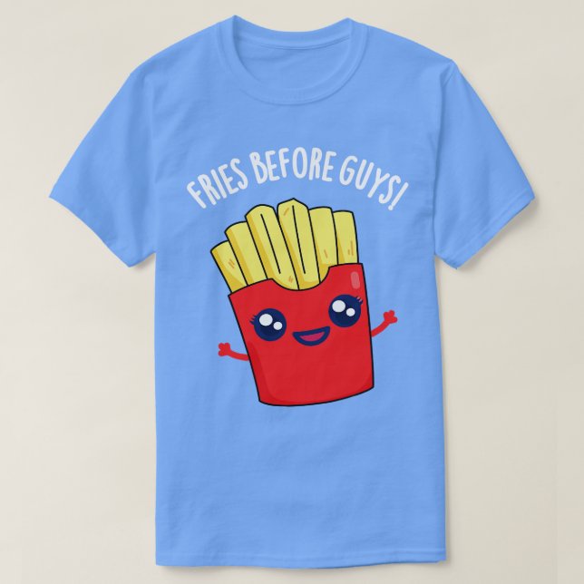 T-shirt Fries Avant Les Gars Drôle Fries Pun (Design devant)