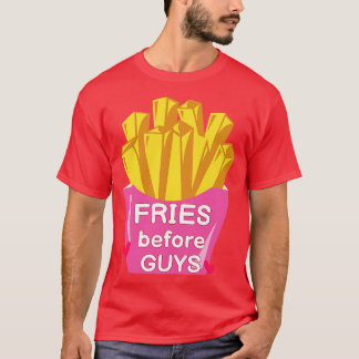 T-shirt Fries avant les gars IV Valentines Jour