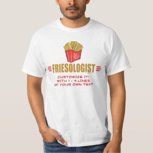 T-shirt Fries de France amusantes