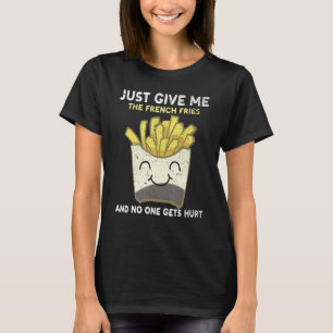 T-shirt Fries Français Amusant Frégate Restauration rapide
