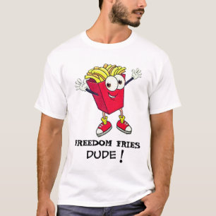 T-shirt Fries Française Chemise TGIF - Drôle Aiguille Alim