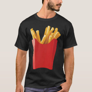 T-shirt Fries françaises géantes fait un grand costum Hall