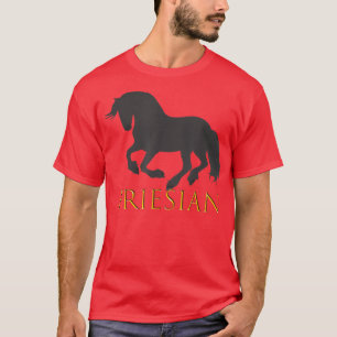 T-shirt Friesian Sport Horse Fairy Tale race de chevaux