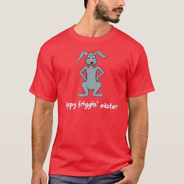 T-shirt friggin heureux Pâques (Devant)