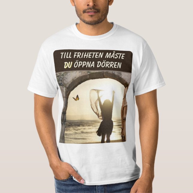 T-shirt — Frihetens dörr (Devant)