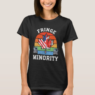 T-shirt Fringe Minority Fier Membre Liberté Convoi Trucke