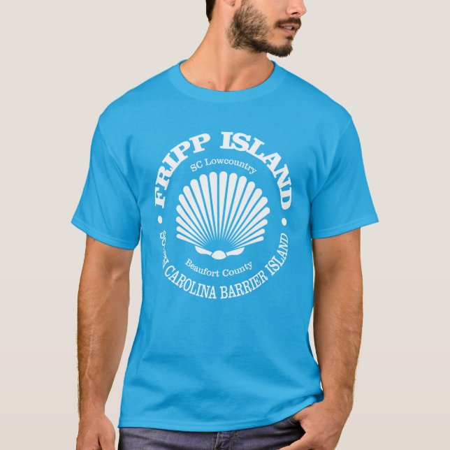 T-shirt Fripp Island (coquillage) (Devant)