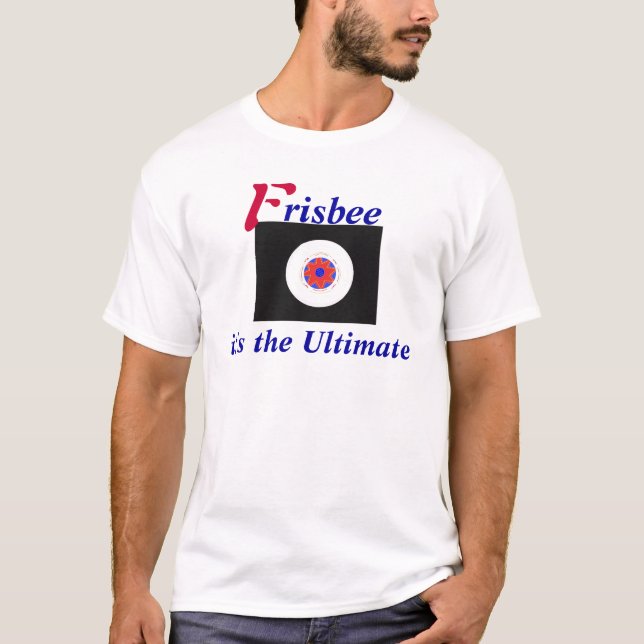 T-shirt Frisbee C'est l'ultime (Devant)
