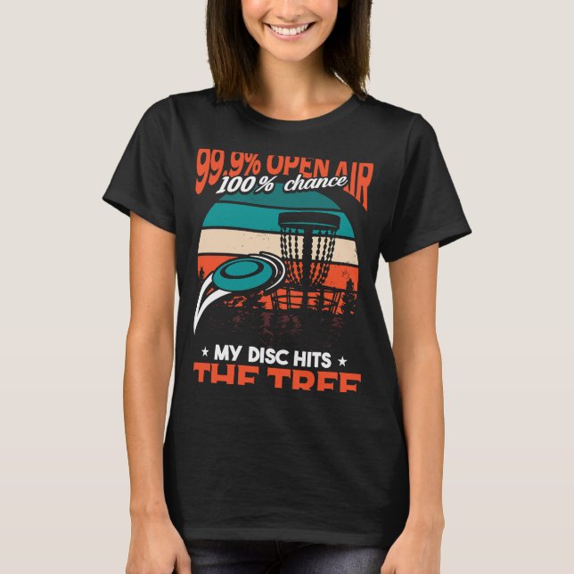 T-shirt Frisbee Player Disc Golf (Devant)