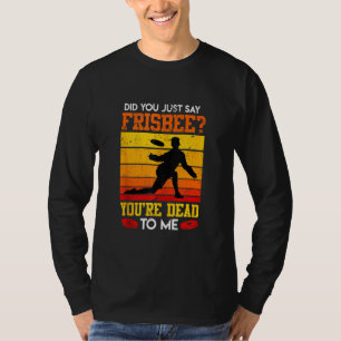 T-shirt Frisbee Ultimate Disant Golf Retro Vintage Fu