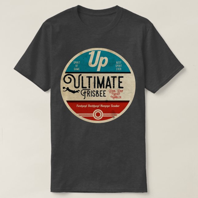 T-shirt Frisbee Vintage (Design devant)