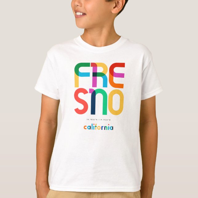 T-shirt Frisco Texas Mid Century, Pop Art, (Devant)