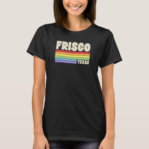 T-shirt Frisco Texas Pride drapeau arc-en-ciel Gay pride M