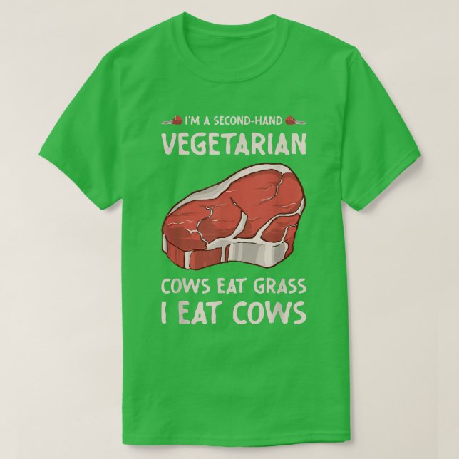 T-shirt Frit végétarien Funny (Design devant)
