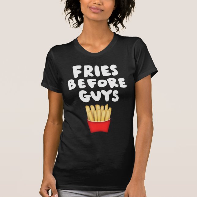 T-Shirt Frites Avant Les Mecs (Devant)