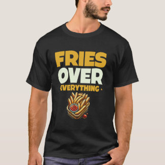 T-shirt Frites avant tout Amour des frites françaises