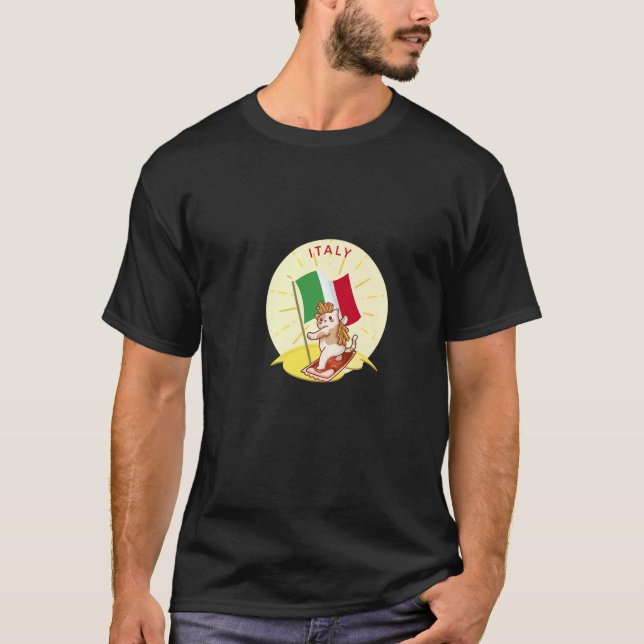 T-shirt Frites de chat d'Italie (Devant)