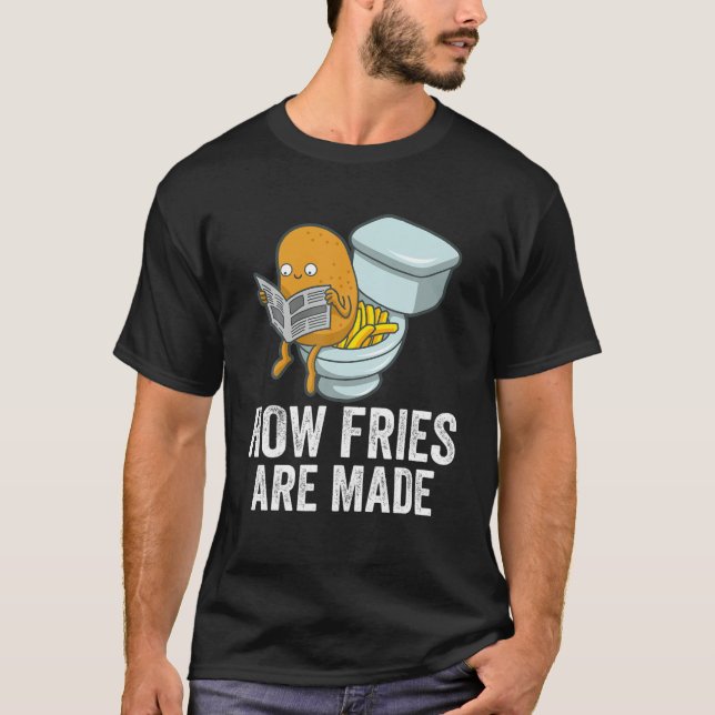 T-shirt Frites de pomme de terre (Devant)