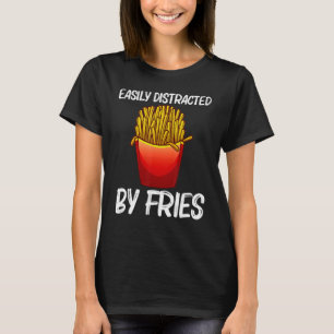 T-shirt Frites mignonnes Hommes Fries De Pomme De Terre Fr