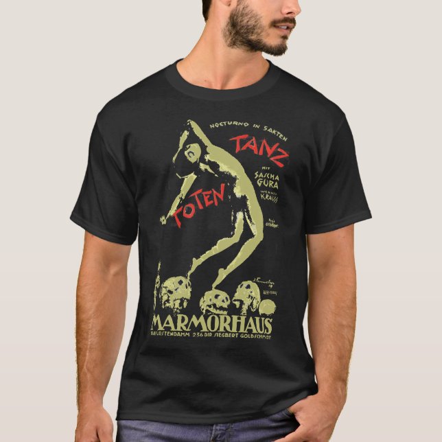 T-shirt Fritz Lang - La Danse de la Mort (Totentanz) Class (Devant)
