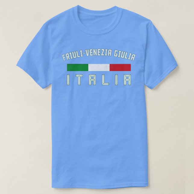 T-shirt Friuli Venezia Giulia Italie Région Typographie De (Design devant)