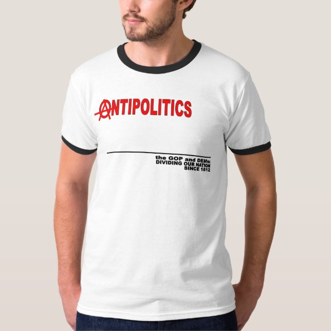 T-shirt Frnt de txt d'AntiPol (Devant)