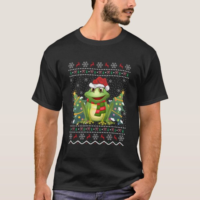 T-shirt Frog Animal Ugly Frog (Devant)