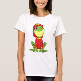 T-shirt Frog as Firefighter avec Helmet