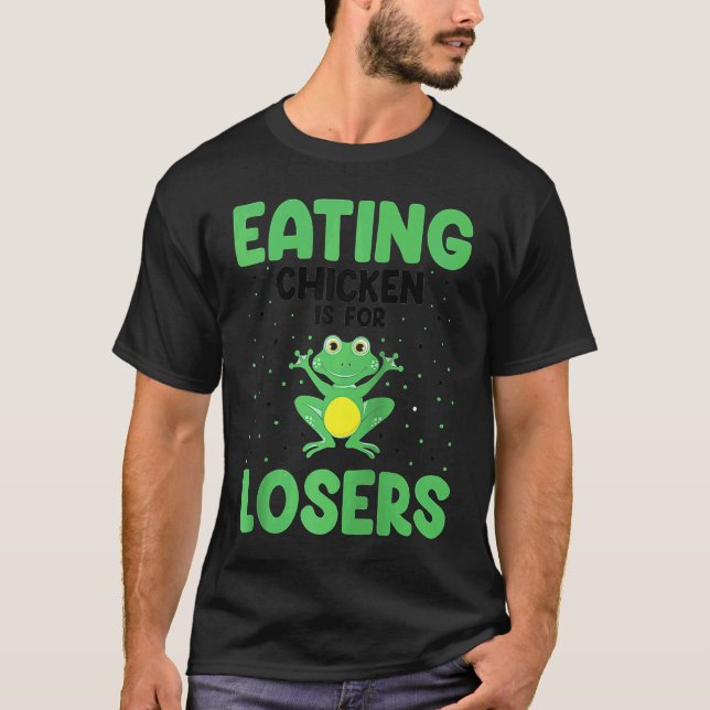 T-shirt Frog Catching For Bullfrog Hunter and Frog Catcher (Devant)