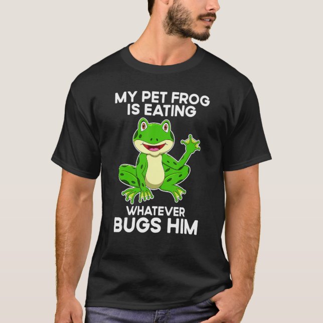 T-shirt Frog Catching ' Toad Hunting For A Bullfrog Hunter (Devant)
