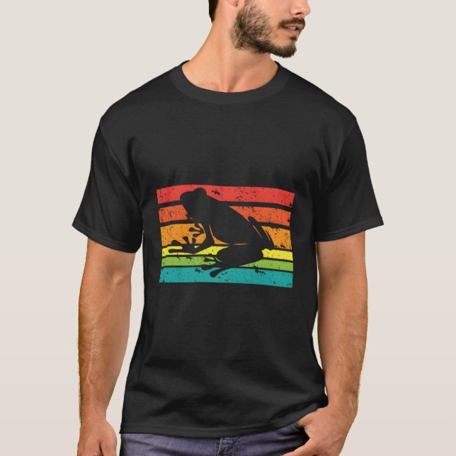 T-shirt Frog d'arbre graphique amusant (Devant)