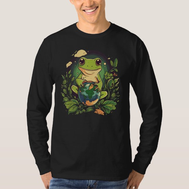 T-shirt Frog Earth Day (Devant)