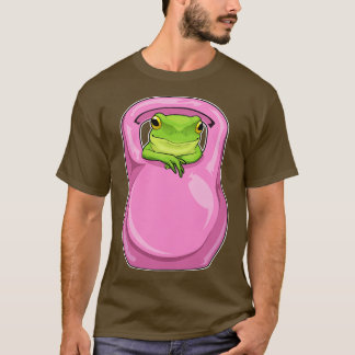 T-shirt Frog Fitness Dumbbell