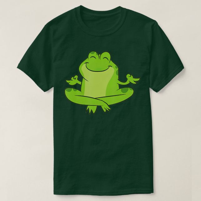 T-shirt Frog Kambo Jungle Frog Medicine Yoga Frog T (Design devant)