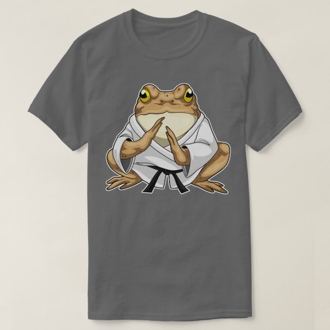 T-shirt Frog Karate Arts martiaux (Design devant)