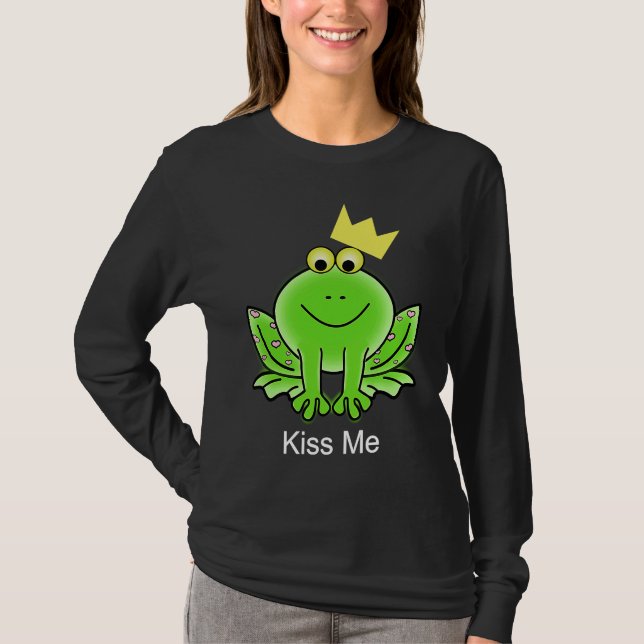 T-shirt Frog Kiss Me (Devant)