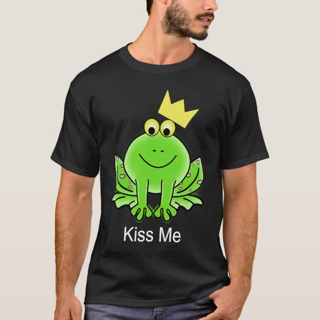 T-shirt Frog Kiss Me (Devant)