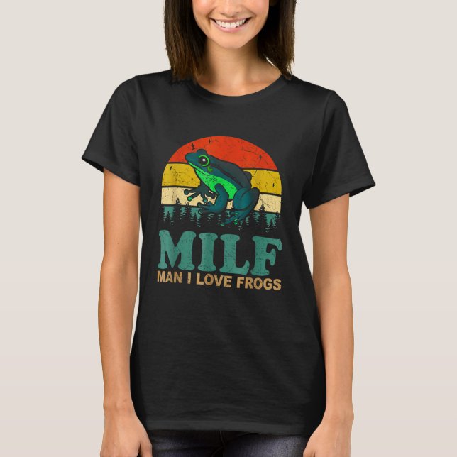T-shirt Frog Love Funny (Devant)