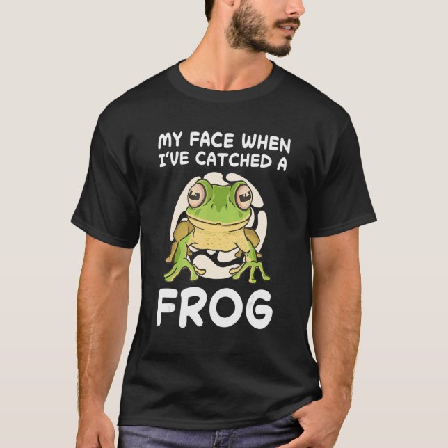T-shirt Frog Love Toad Frog Catcher Hunter Amphibian Catch (Devant)