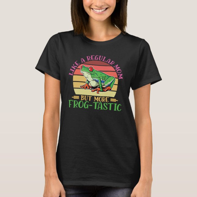 T-shirt Frog Mom Red Eyed Tree Frog Agalychnis Callidryas (Devant)