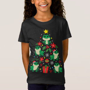 T-Shirt Frog Noël Ornament Arbre Drôle Noël Cadeau