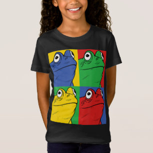 T-Shirt Frog pop art - amphibien   Cadeau mignon