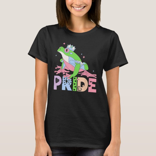 T-shirt Frog Pride Arc-en-ciel Amoureux des animaux LGBTQI (Devant)
