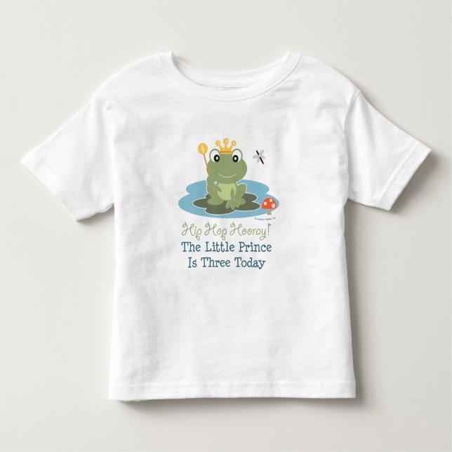 T-shirt Frog Prince 3e anniversaire (Devant)
