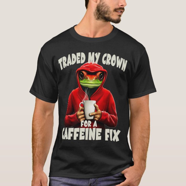 T-shirt Frog Prince Échange Ma Couronne Pour Une Correctio (Devant)
