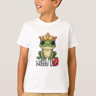 T-shirt Frog Prince, Embrasse-moi