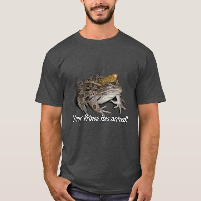 T-shirt Frog Prince - "Votre Prince Est Arrivé !" (Devant)