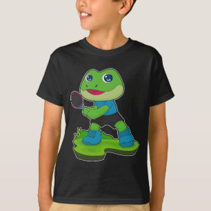 T-shirt Frog Tennis Tennis Raquette Sports