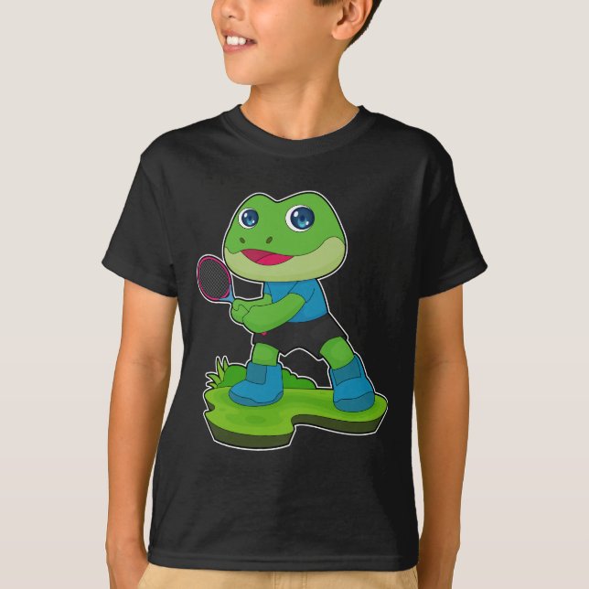 T-shirt Frog Tennis Tennis Raquette Sports (Devant)