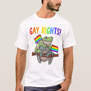 T-shirt Frog Toad Gay Rights Mois de la fierté LGBT